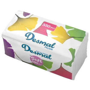 Desmal Soft 2x 550szt. miękkie chusteczki higien. do nosa,twarzy Mega Paka