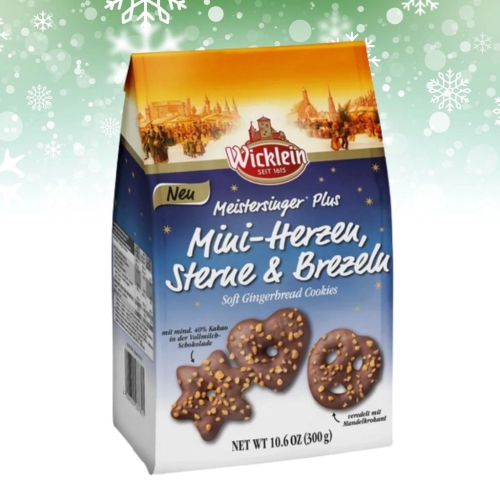 Wicklein pierniki w różnych kształtach w mlecznej czekoladzie 300g