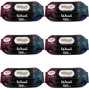 Wewi Dream chusteczki nawilżane 6x 120szt.dubajski zapach,delikatne miekkie