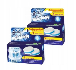 Der Waschkonig tabletki do czyszczenia pralki 2x2szt