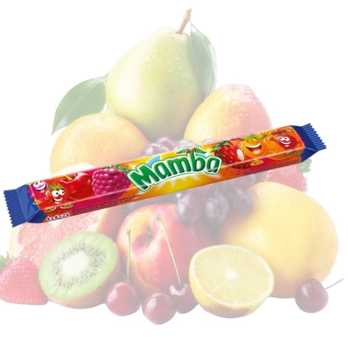 Mamba guma owocowa rozpuszczalna w 3 smakach 106g
