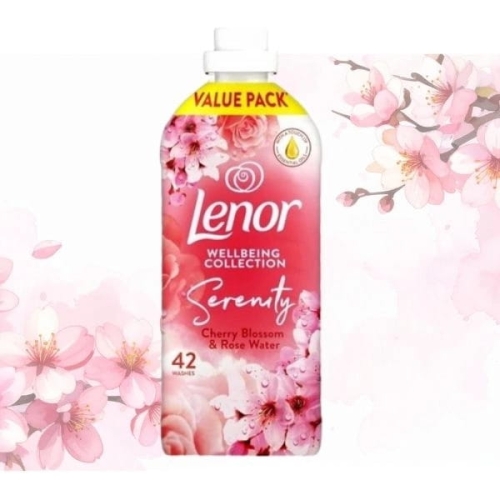 Lenor Cherry Blossom płyn do płukania o zapachu kwiatu wiśni 42p 1,386l