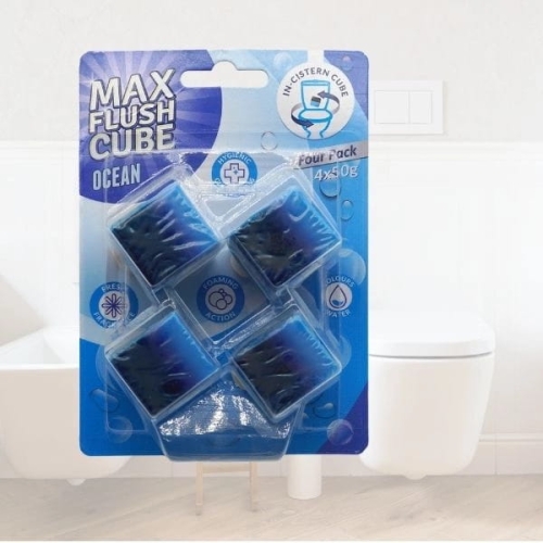 Max Flush kostki barwiące do spłuczki Ocean 4x50g