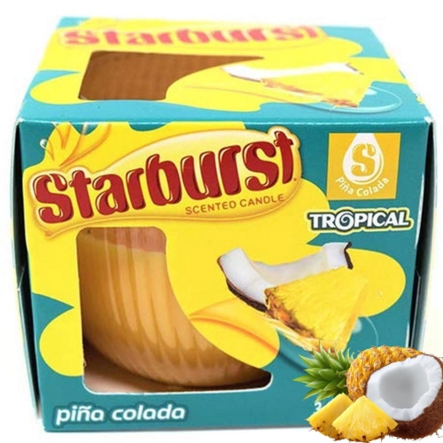 Świeca zapachowa Starburst Pina Colada - tropikalny zapach 85 g