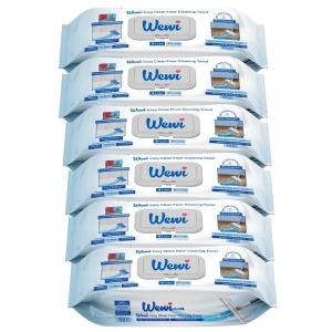 Wewi Easy Clean Mokre Ręczniki Wkłady do Mycia Podłóg 50szt niebies.x6