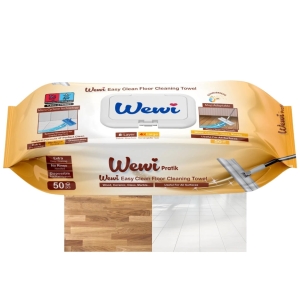 Wewi Easy Clean Mokre Wkłady do Mycia Podłóg 50szt z mydłem arabskim x2