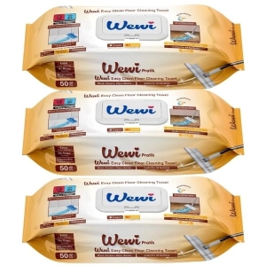 Wewi Easy Clean Mokre Wkłady do Mycia Podłóg 50szt z mydłem arabskim x3