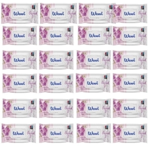 Wewi Orchid Chusteczki Nawilżane o Zapachu Orchidei dla dzieci 72 szt. x24