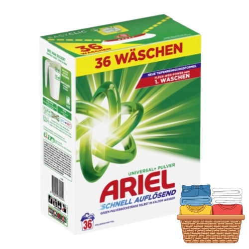 Ariel uniwersalny proszek do prania 36 prań 1,980lg