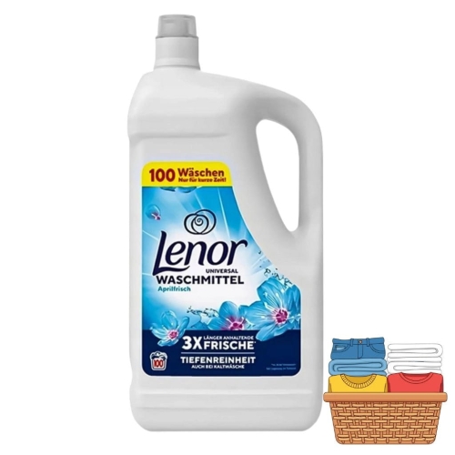 Lenor Aprilfrisch płyn do prania tkanin 100 prań 5,0l