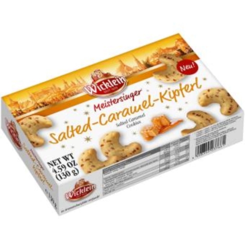 Wicklein Meistersinger Salted Caramel Kruche Ciastka z Słonym Karmelem 130g