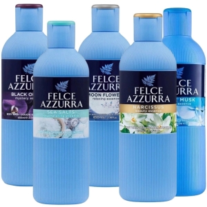 Felce Azzurra Orchidea,Sali, Moon,Narcissus,Musk żele pod prysznic 5x 650ml