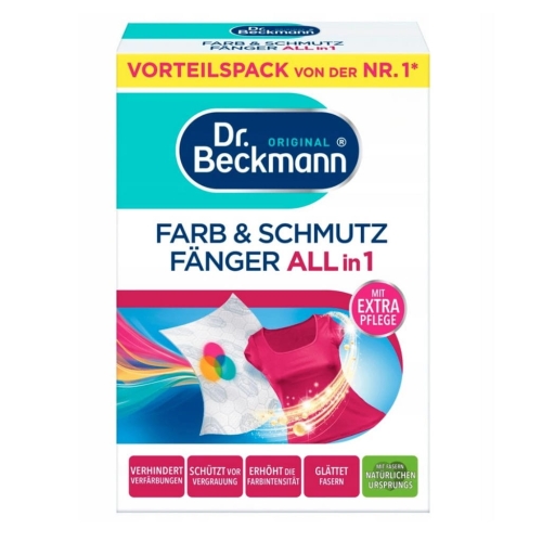 Dr. Bekckmann chusteczki przeciw farbowaniu do prania 20szt w opak.