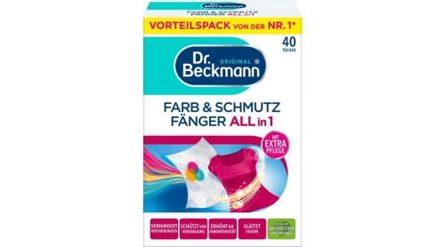 Dr.Beckmann chusteczki wyłapujące kolor 40 sztuk