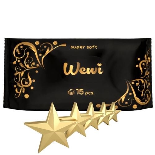Chusteczki torebkowe Wewi Premium o zapachu francuskich perfum 15szt w opak