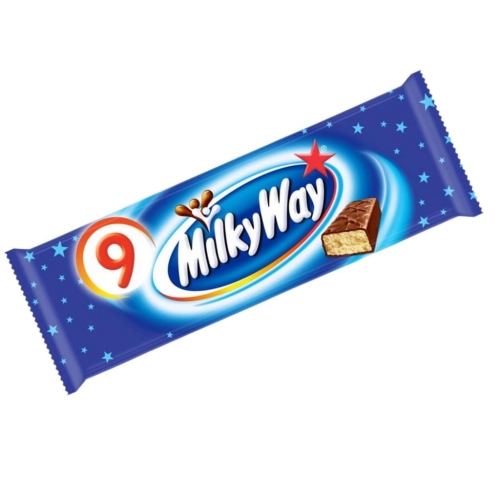 MilkyWay Batoniki z nadzieniem o smaku waniliowym i karmelowym 9szt x 21.5g