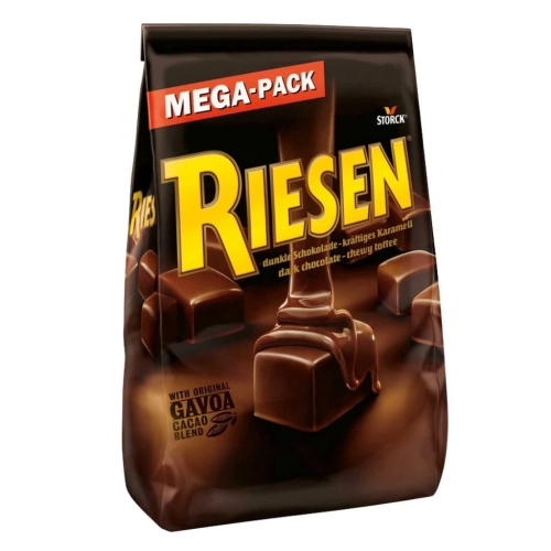Storck Riesen Mega Pack Cukierki karmelowe w gorzkiej czekoladzie 900g