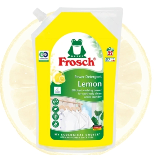 Frosch Lemon ekologiczny płyn do prania 22pr. 1,5l o zapachu cytrynowym