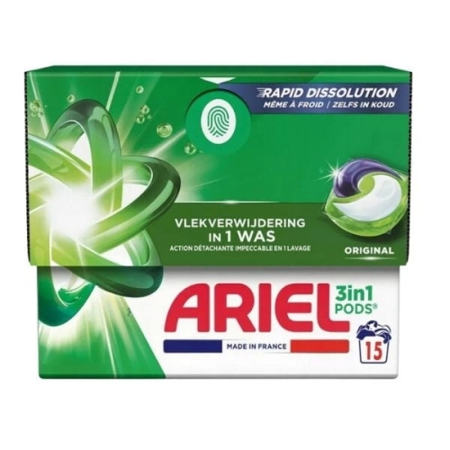 Ariel all in 1 Univesal kapsułki do prania białego i koloru 15szt 316,5g