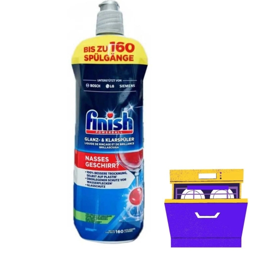Finish Powerball nabłyszczacz do zmywarki 800ml do 160 cykli