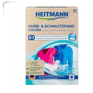 Heitmann Chusteczki do prania 20szt w opak.