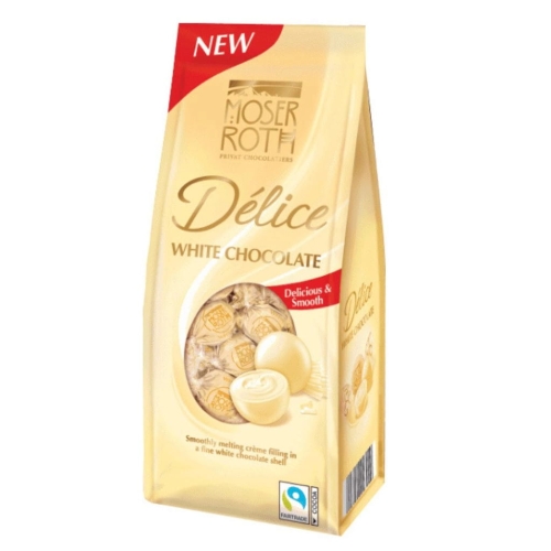 Moser Roth Delice 140g wyśmienite praliny z białej czekolady