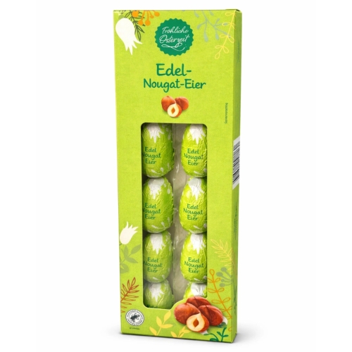 Edel Nougat Eier pyszne czekoladowe jajka z kremem nugatowym 125g