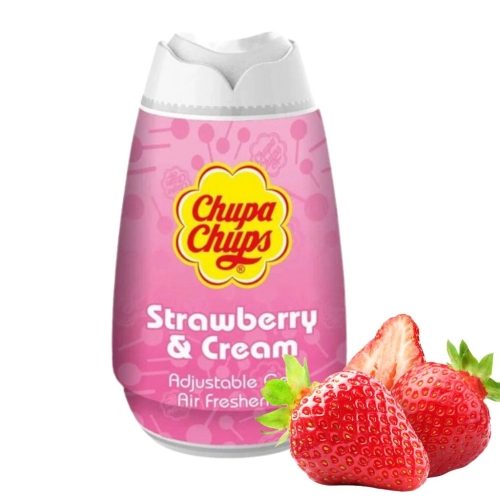 Chupa Chups żelowy odświeżacz powietrza Strawberry Cream 221g