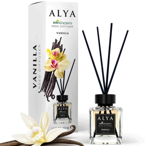 Alya patyczki zapachowe Nature's Scents Vanilla o zapachu waniliowym 100ml