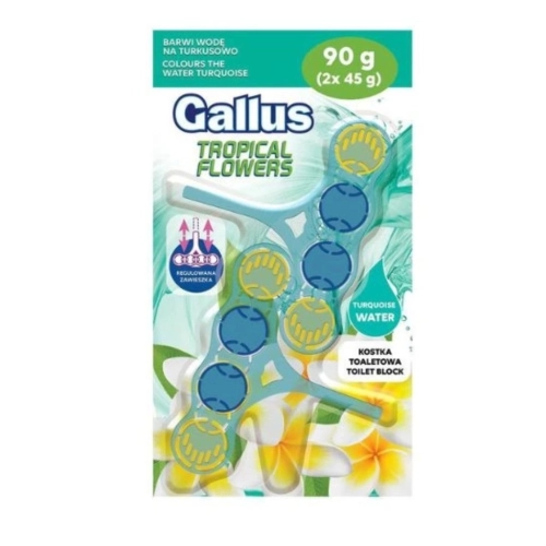 Gallus podwójna zawieszka do Wc Tropical Flower