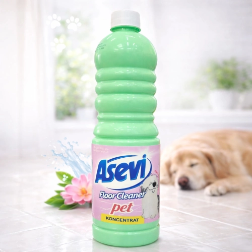 Asevi Floor Cleaner PET koncentrat do mycia podłóg 1L domy ze zwierzętami
