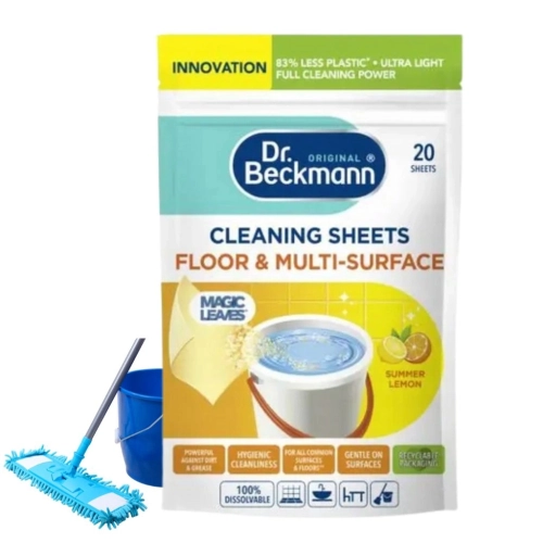 Dr. Beckmann Cleaning Sheets listki czyszczące do podłogi Lemon 20szt w opa