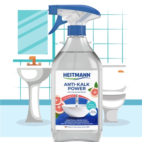 Heitman AntiKalk Power środek do usuwania kamienia i osadów łazienka 500ml