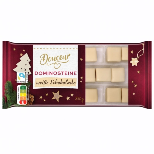 Douceur Dominosteine Biała Czekolada 250g Niemieckie Słodycze Świąteczne