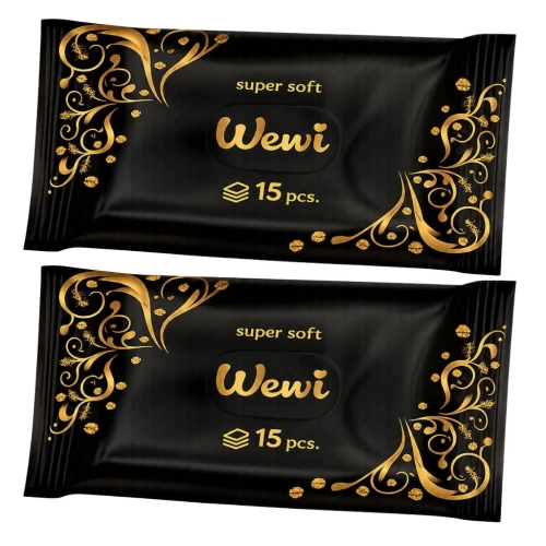 Chusteczki torebkowe Wewi Premium o zapachu francuskich perfum 2x 15szt