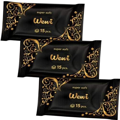 Chusteczki torebkowe Wewi Premium o zapachu francuskich perfum 3x15szt