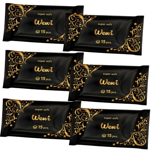 Chusteczki torebkowe Wewi Premium o zapachu francuskich perfum 6x15szt