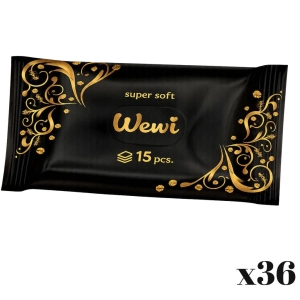 Chusteczki torebkowe Wewi Premium o zapachu francuskich perfum 36x 15szt