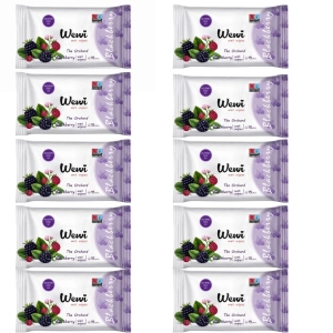Chusteczki nawilżane torebkowe Wewi Blackberry o zapachu jeżyn 10x15szt