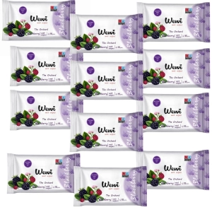 Chusteczki nawilżane torebkowe Wewi Blackberry o zapachu jeżyn 12x 15szt