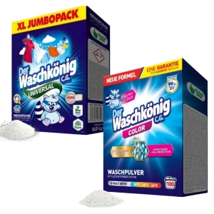 Der Waschkönig C.G. Color + Universal Zestaw Proszków do Prania 2x100 prań