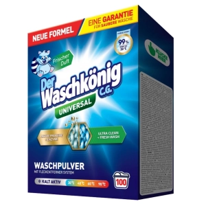Der Waschkonig uniwersalny proszek do prania kolor i biały 100pr 6kg x2