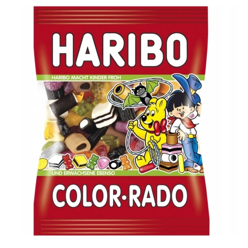 Haribo Color-Rado mieszanka żelków z lukrecją 340g