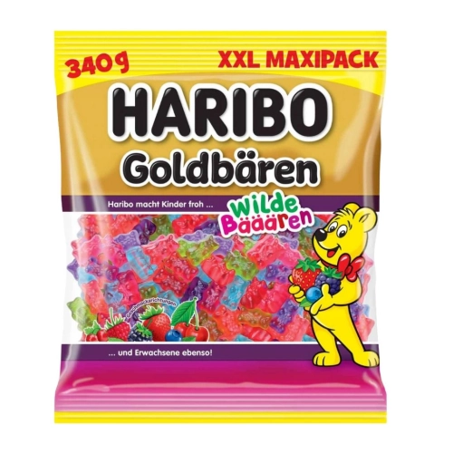 Haribo Wilde Baaaren żelki owocowe miśki o smaku owoców leśnych 340g
