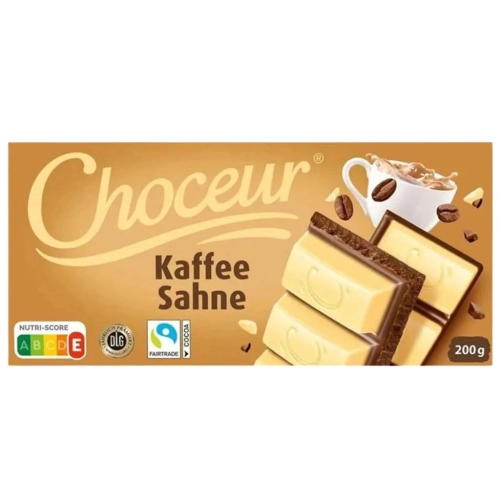 Choceur Kaffee Sahne czekolada mleczna kawowo-śmietankowa 200g