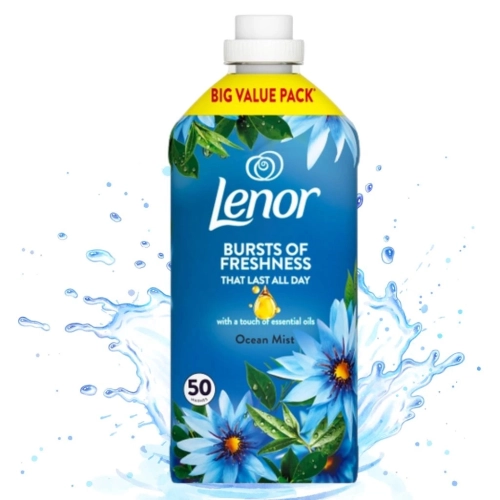 Lenor Ocean Mist płyn do płukania tkanin morska bryza 50 prań 1,65l