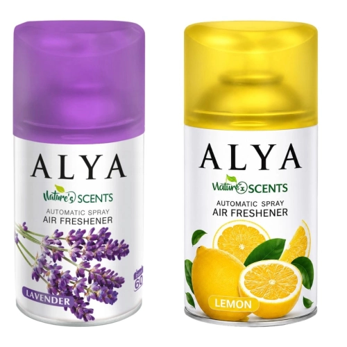 Alya Lavender lawenda i Lemon cytryna odświeżacze powietrza 2x 250ml