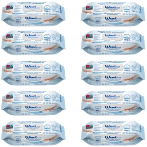 Chusteczki XXL czyszczące Wewi uniwersalne, 10x 100 szt.