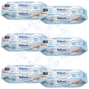 Chusteczki XXL czyszczące Wewi uniwersalne 6x 100 szt.