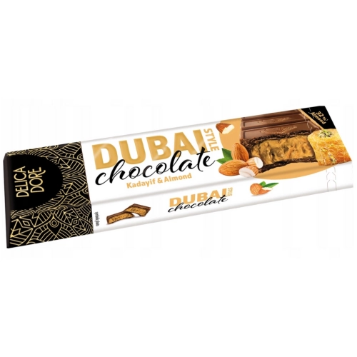 DelicaDore Dubai Style – czekolada dubajska z kadayıf i migdałami 70g